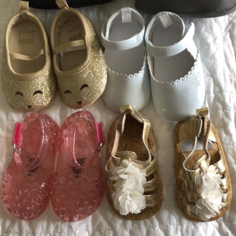 Newborn to 3 Month baby girl shoes